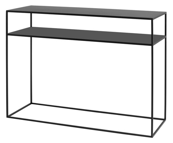 Čierny konzolový stolík CustomForm Tensio,100 x 35 cm