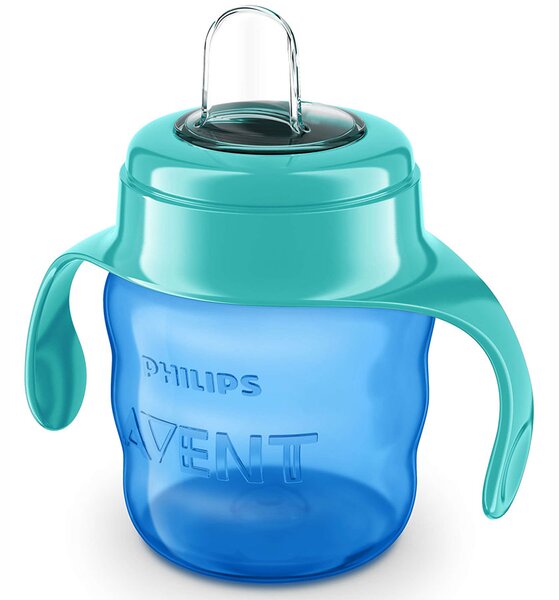 Tréningová detská fľaša Philips Avent 200 ml 6m+ Farba: modrá