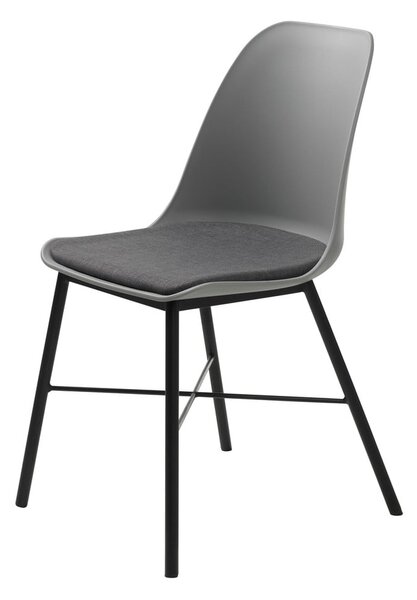 Sivá jedálenská stolička Unique Furniture Whistler