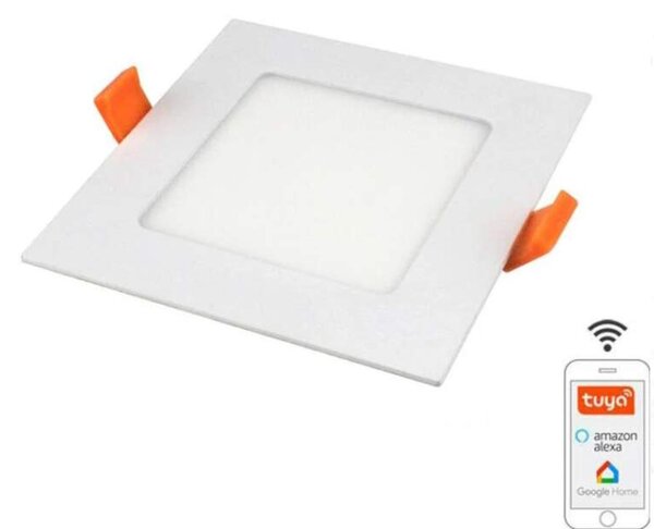 SMART LED panel zapustený WIFI 6W / 3000K-6500K biely (LPL231W)