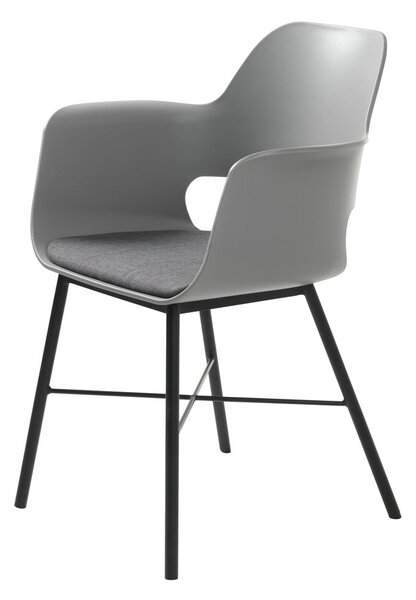 Sivá jedálenská stolička Unique Furniture Wrestler