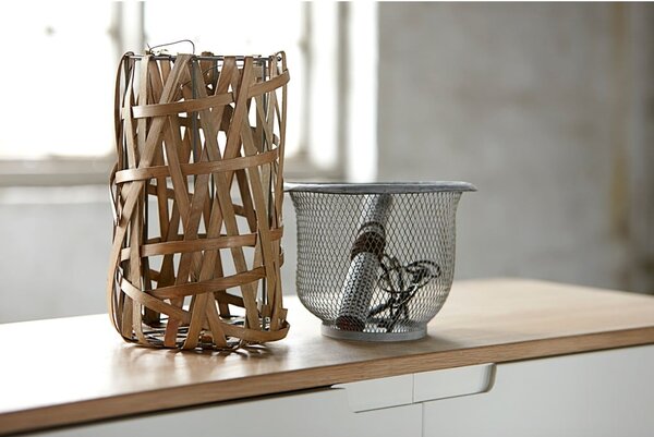 Nízka komoda z dreva bieleho duba Unique Furniture Amalfi
