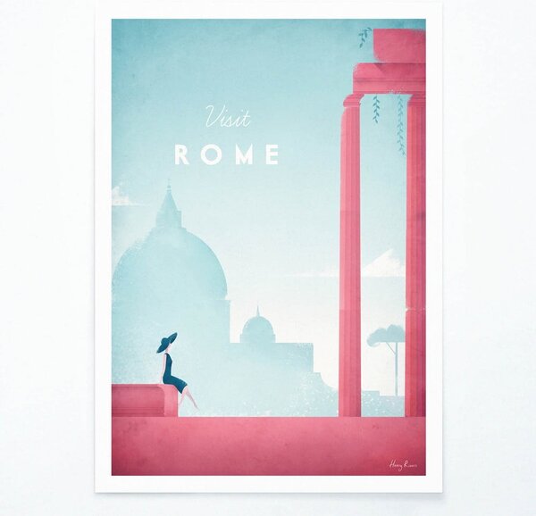 Plagát Travelposter Rome, 50 x 70 cm