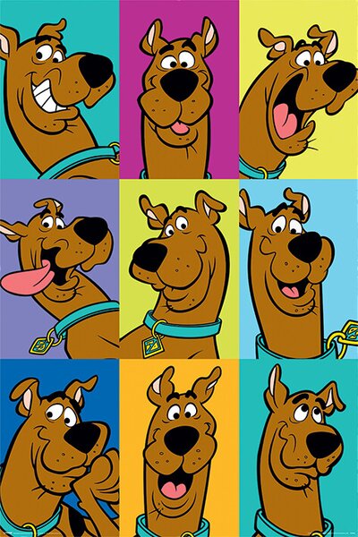Plagát, Obraz - Scooby Doo - The Many Faces of Scooby Doo, (61 x 91.5 cm)