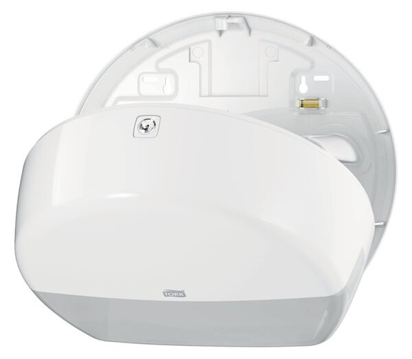 Tork zásobník na toaletný papier - T2 Mini Jumbo rolka, biela / sivá