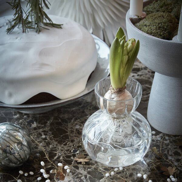 Sklenená váza Bud Clear 14 cm
