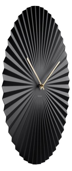 Hodiny v čiernej farbe Karlsson Sensu, ⌀ 50 cm
