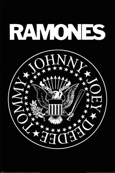Plagát, Obraz - Ramones - Logo, (61 x 91.5 cm)