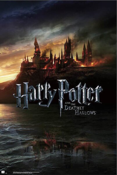 Plagát, Obraz - Harry Potter - Burning Hogwarts