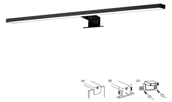 Top Light GILA C XL - LED Kúpeľňové osvetlenie zrkadla LED/8W/230V IP44