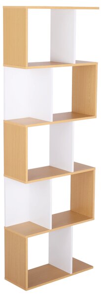 KONDELA Regál, borovica/biela, ERDEM NEW TYP 3