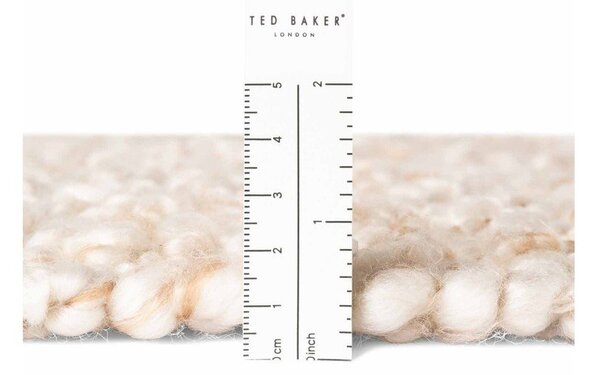 Krémový ručne tkaný behúň z materiálu buklé 80x200 cm Notting Hill Portobello – Ted Baker