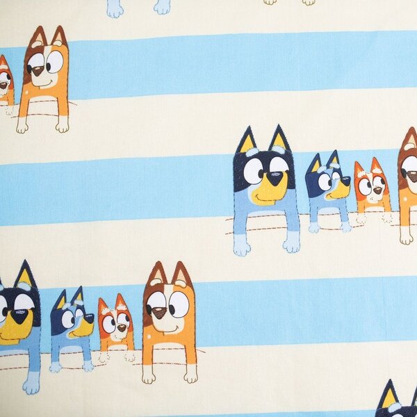 Modré bavlnené detské obliečky do postieľky 100x135 cm Bluey – Jerry Fabrics