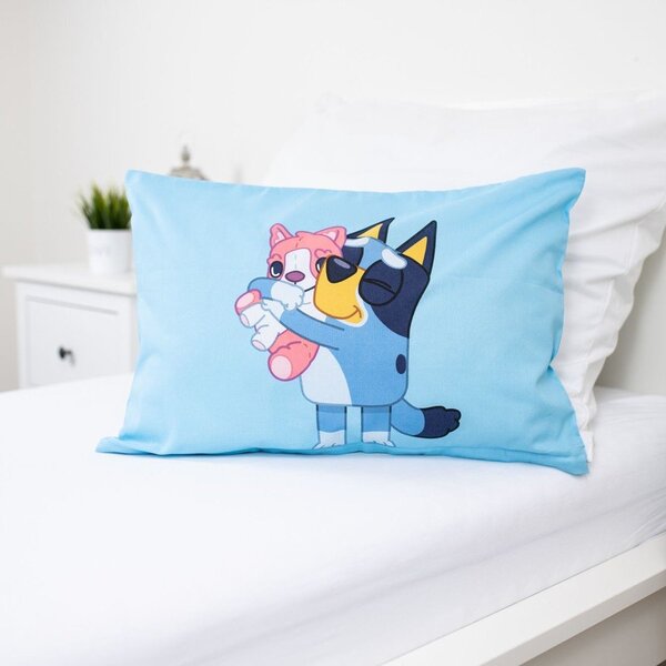 Modré bavlnené detské obliečky do postieľky 100x135 cm Bluey – Jerry Fabrics