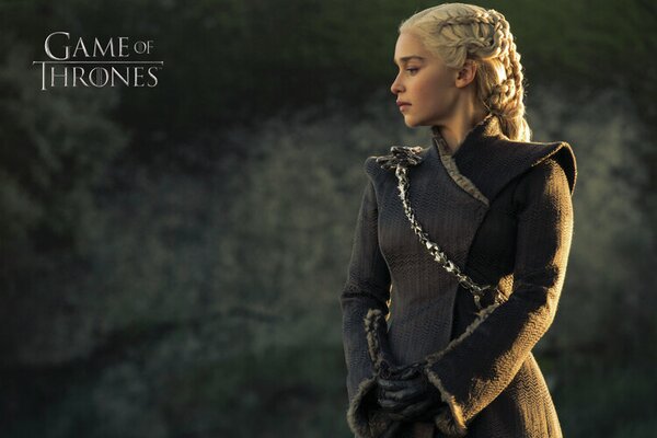 Umelecká tlač Hra o tróny - Daenerys Targaryen, (40 x 26.7 cm)