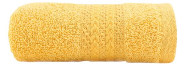 Žltý uterák z čistej bavlny Foutastic, 30 × 50 cm