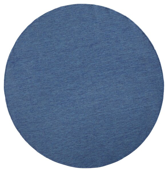 NORTHRUGS - Hanse Home koberce Kusový koberec Twin-Wendeteppiche 103100 blau creme kruh – na von aj na doma - 140x140 (priemer) kruh cm