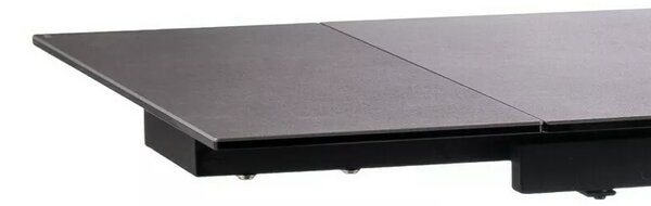 Signal SALVADORE CERAMIC II jedálenský stôl TMAVO SIVÁ/MATNÁ ČIERNA 120(180)X80