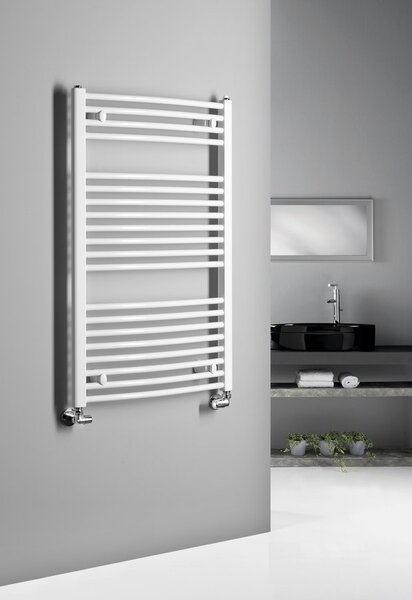 Aqualine Aqualine, ORBIT vykurovacie teleso s bočným pripojením 600x960 mm, biela, ILO96T