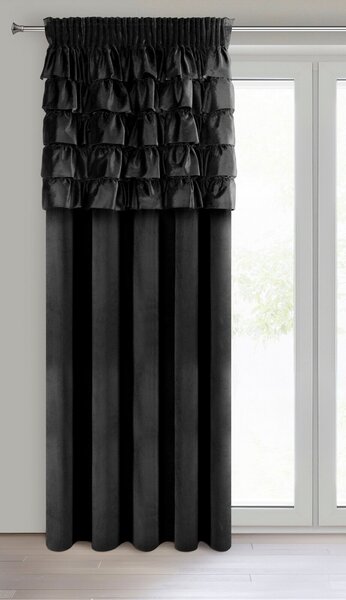 ZATEMŇOVACÍ ZÁVES NA PÁSKE AURA 140X270 CM ČIERNA