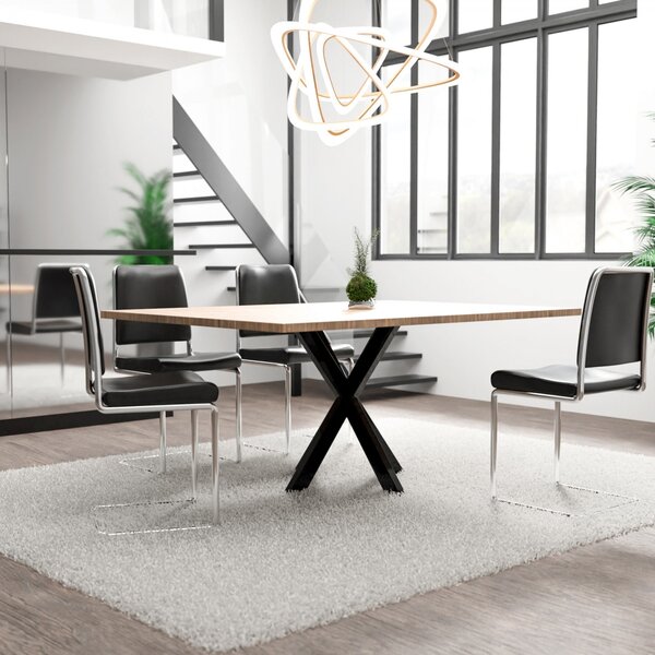 Stolové nohy 318109 Biloxi S - 85x85x71 cm, kov, čierna
