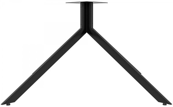 Stolové nohy 323442 Ladera - 117x60x72 cm, kov, čierna