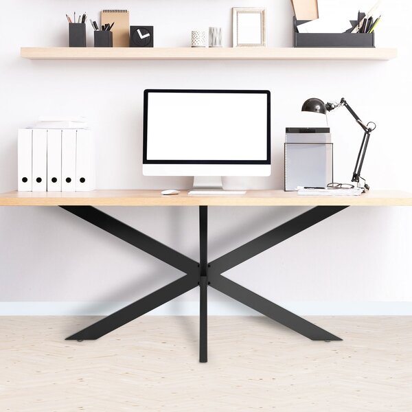 Stolové nohy 318111 Biloxi L 318111 - 150x78x71 cm, kov, čierna
