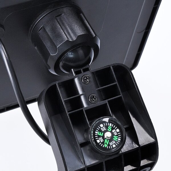 SOLIGHT LED solárne osvetlenie so senzorom 11W, 1200lm, 3 CCT, Li-Ion, čierna