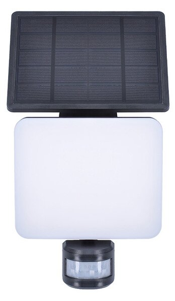 SOLIGHT LED solárne osvetlenie so senzorom 11W, 1200lm, 3 CCT, Li-Ion, čierna