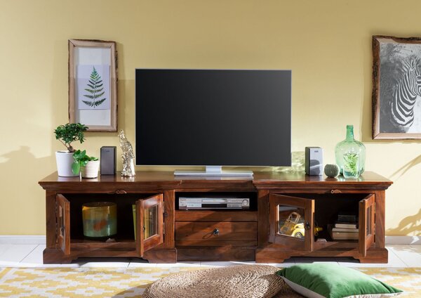 CAMBRIDGE TV stolík 210x50 cm, akácia