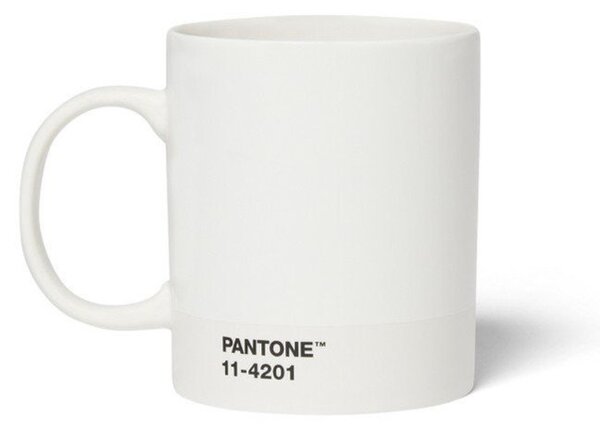 Biely keramický hrnček 375 ml Cloud Dancer - Pantone