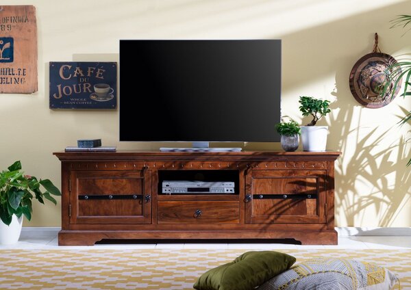CAMBRIDGE TV stolík 170x55 cm, akácia