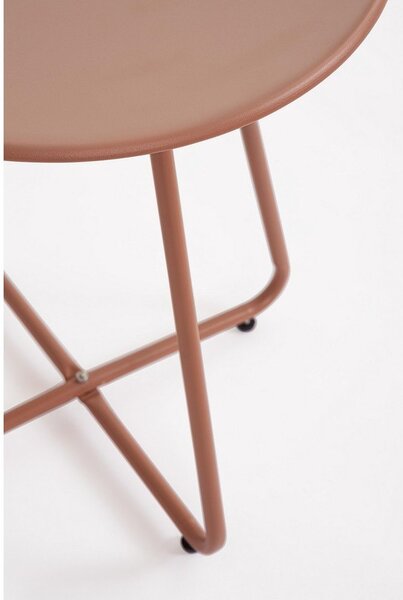 Oceľový okrúhly záhradný stolík ø 45 cm Jable – Bizzotto