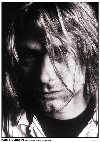 Plagát, Obraz - Kurt Cobain - Japan 1992