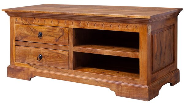 CAMBRIDGE HONEY TV stolík 115x50 cm, akácia