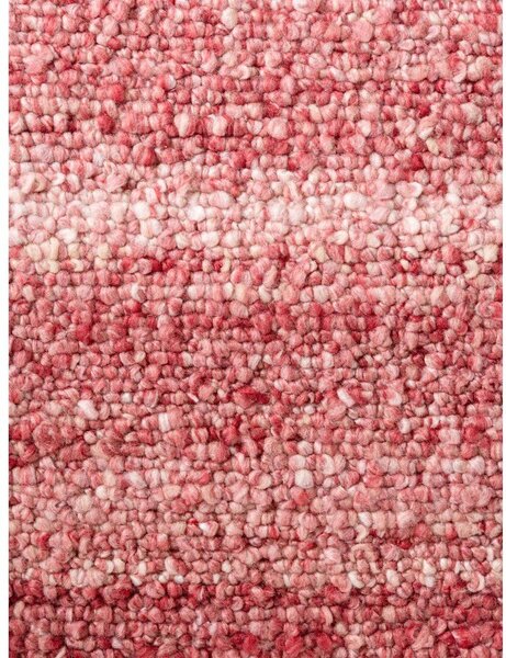 Tmavoružový ručne tkaný behúň z materiálu buklé 80x200 cm Notting Hill Portobello – Ted Baker