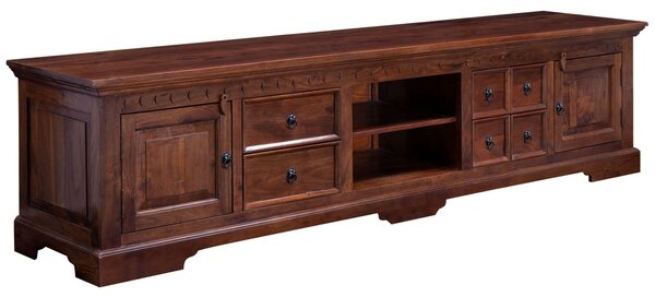 CAMBRIDGE TV stolík 220x55 cm, akácia
