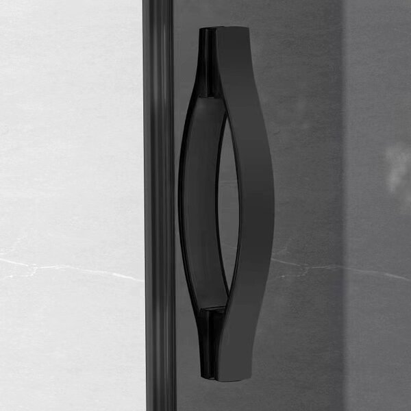 Gelco Gelco, SIGMA SIMPLY BLACK štvorcová sprchová zástena 800x800 mm, rohový vstup, číre sklo, GS2180BGS2180B