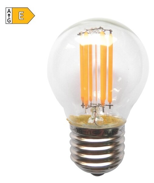 Diolamp LED Mini Globe Filament žiarovka číra G45 6W/230V/E27/6500K/780Lm/360°