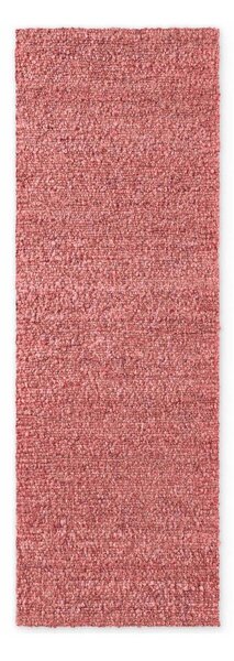 Tmavoružový ručne tkaný behúň z materiálu buklé 80x200 cm Notting Hill Portobello – Ted Baker