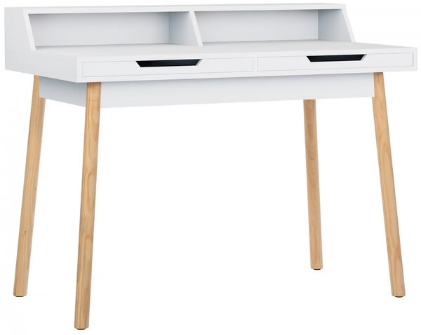 Písací stôl Eaton 110 - v85 x 110 x 60 cm - Biela