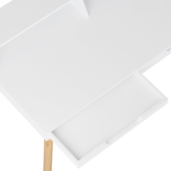 Písací stôl Eaton 110 - v85 x 110 x 60 cm - Biela