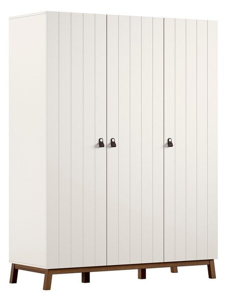 Béžová detská šatníková skriňa 149x196x58 cm Sezane – Vipack