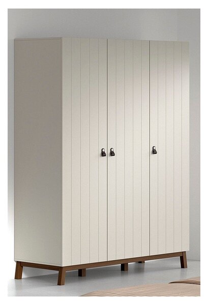 Béžová detská šatníková skriňa 149x196x58 cm Sezane – Vipack