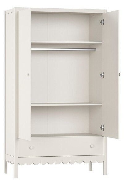 Béžová detská šatníková skriňa 110x190x55 cm Swingo – Vipack