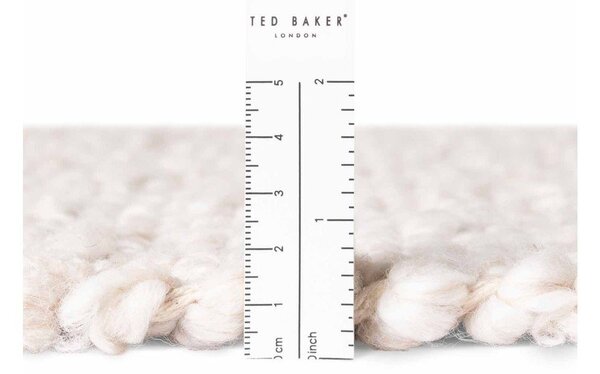 Slonovinový ručne tkaný koberec z materiálu buklé 160x230 cm Notting Hill Portobello – Ted Baker
