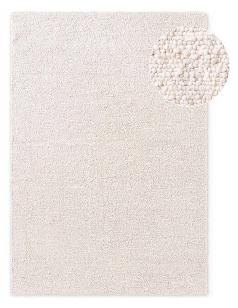 Slonovinový ručne tkaný koberec z materiálu buklé 160x230 cm Notting Hill Portobello – Ted Baker