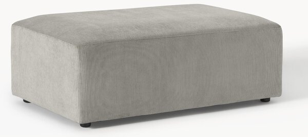XL menčestrová taburetka Melva, Š 116 x H 72 cm