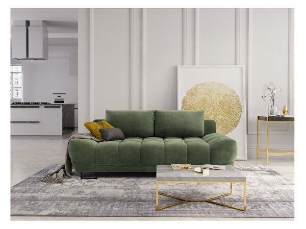 Zelená trojmiestna rozkladacia pohovka Windsor & Co Sofas Cumulus