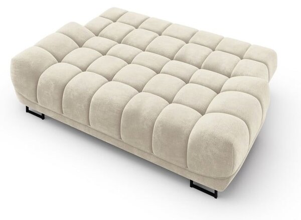 Béžová trojmiestna rozkladacia pohovka so zamatovým poťahom Windsor & Co Sofas Cirrus